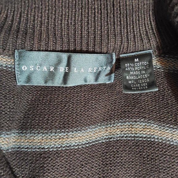 Oscar de la Renta Vintage Cotton Blend Sweater - Good Condition - Medium - Picture 6 of 7